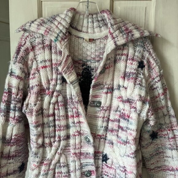 Anthropologie Pilcro Star duster cardigan sweater XS - Picture 2 of 8
